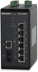 Signamax Industrial Hardened Rugged DIN-rail Mount PoE Power over Ethernet Unmanaged Switches 8 port 