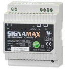Signamax Connectivity Systems' DC-1824 series DIN-rail mount Industrial power supplies are intended to operate in harsh environments, providing clean 24 Volt DC power to equipment that operates in severe conditions. These power supplies are the solution for outdoor environments, transportation roadside systems, shop floors, and other harsh environments where temperature extremes exist. The included DIN-rail mount in the molded case makes mounting easy. Input power can be either AC or DC, over a wide voltage range. Perfect for powering Signamax harsh environment media converters, Signamax harsh environment non-PoE switches, or other devices requiring 24 Volt DC power.