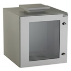 NEMA 12 Wallmount Cabinet with Fan, Beige, Single Hinged