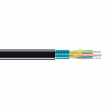 24 Fiber Single Mode, 9 Micron, Armored Loose Tube Outside Plant Fiber Optic Bulk Cable, Custom Lengths